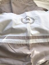 IKEA nursery Baby Cot bedding set Grey/Taupe & White