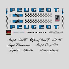 Peugeot PX10, PY10 Bicycle Stickers - Decals - Transfers - n.0358