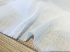 WHITE Cotton Gauze MUSLIN