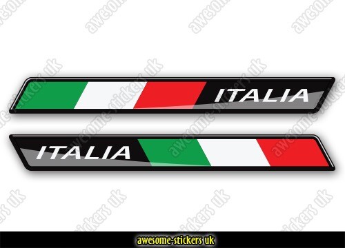 Italian flag stickers - italian,
