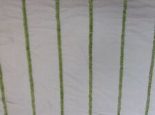 100% Silk  Fabric Cream & Lime