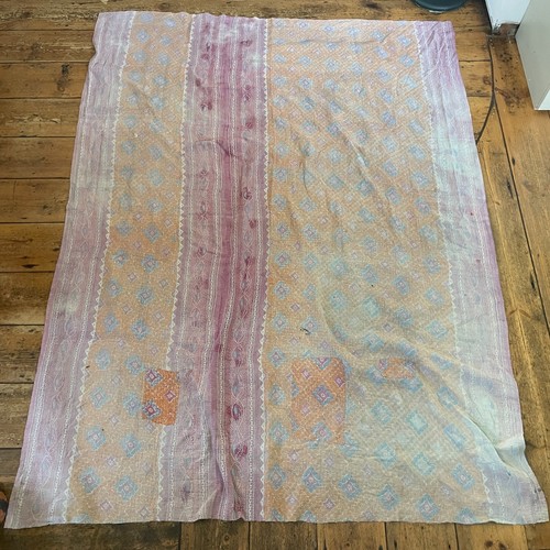 Indian fabric blanket - indian,