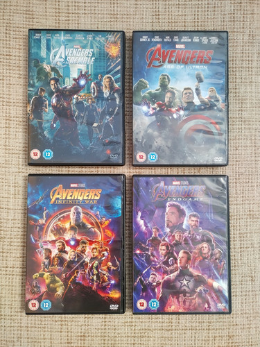 Marvel avengers dvds - marvel, x4