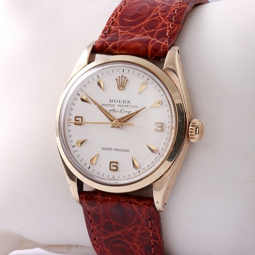 1966 rolex air king 9ct - 1966, gold