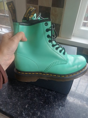 Martens 1460 green leather - 1460,