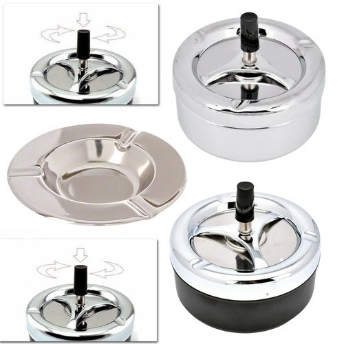 Stainless steel ashtray - stainless,