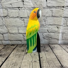 30cm Yellow Parrot Bird