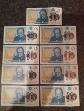 AA 5 pound notes £300
