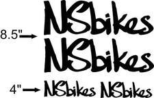 Custom NS Bikes Frame Decal