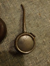 2 Vintage Miniature Banjo Oil Cans Brass And Steel