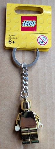 Lego gold minifigure keyring - minifigure,