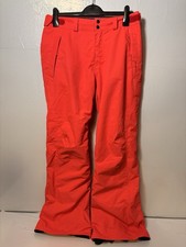 O’Neill Snow Pants Womens Orange Ski Trousers Waterproof Breathable 10K. W30 L32