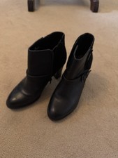 Women's Black Boots Footglove Size 5 Wider Fit