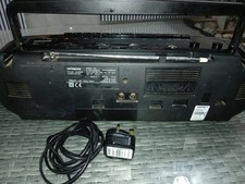 HITACHI TRK-W260 Stereo Radio Cassette Recorder Twin Tape Boombox 