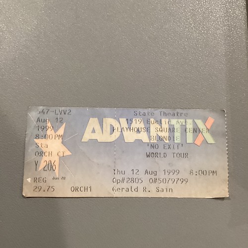 1999 blondie exit - blondie, exit’