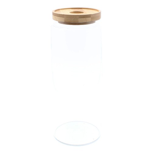 Cottage bamboo glass - jar,