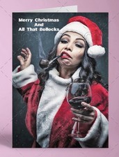 Christmas Card Adult Funny Humour Rude Offensive Xmas card 