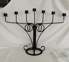 Vintage large black wrought