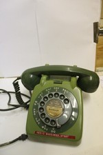 Vintage UNUSUAL GPO 706L  GREEN PHONE TELEPHONE 1960's  RETRO TELEPHONE