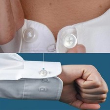 20Pcs Metal Collar Button