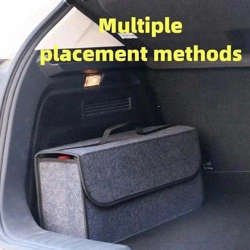 Grey car boot organiser felt - boot,