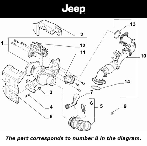 Genuine jeep exhaust - exhaust, manifold
