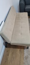 3 seat sofa bed,  beige colour, very comfy