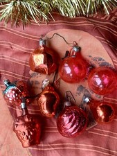 Vintage Soviet USSR Glass Xmas