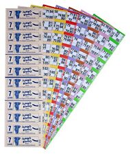 Bingo Tickets Bingo Books 7 Page Game Tickets 12v Bingo Books 1500 7G12V