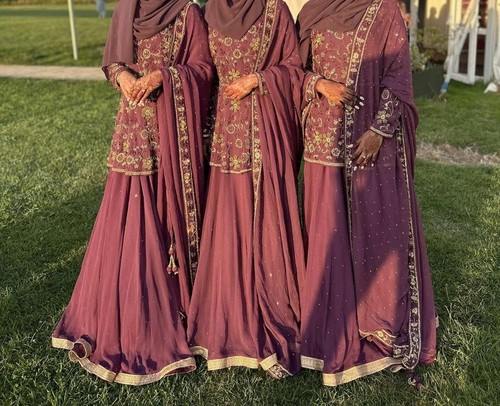 Purple wedding lengha choli - wedding,