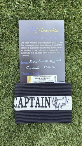 Kevin brock signed captain - kevin,
