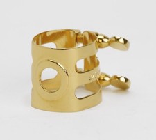 Ligature gold plate for wood