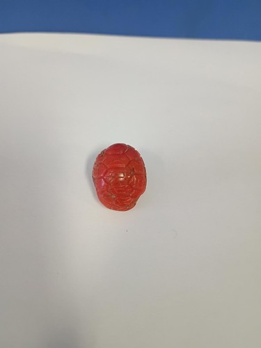 Vintage japanese red coral - red,