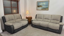 Grey DFS 3 + 2 Seater Recliner