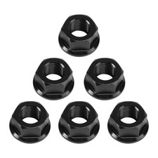 6x Rear Sprocket Nuts M10 x 1 Black For Ducati 1098 1098S 1098R 1198 S 2007-11