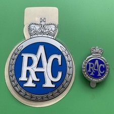 Vintage RAC window sticker &