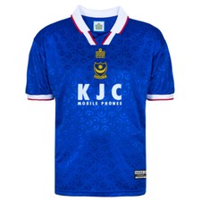 Portsmouth 1998 Admiral Retro Football Shirt 100% Polyester Men's