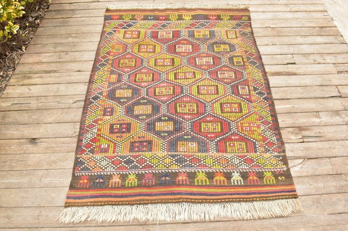 Turkish kilim rug x58 - turkish,