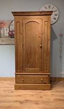 Solid Pine Single Wardrobe