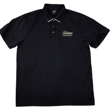 IJP Design Ian Poulter Golf Polo Shirt Navy Men’s L Ballantine’s NWOT