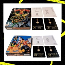 Amstrad CPC 6128 Disc  Double Dragon 3  + Rodland  Duel Box VGC  💚🕹