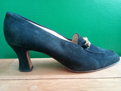 Preloved ladies black suede - ladies,