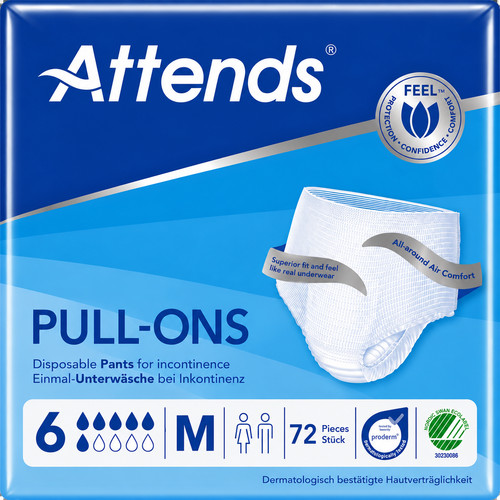 Attends pull ons - attends, 6