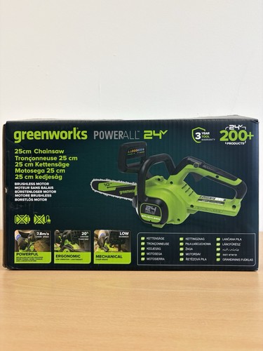 Cordless chainsaw greenworks - cordless,