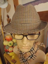 G. A. Dunn Tweed Trilby Hat 7