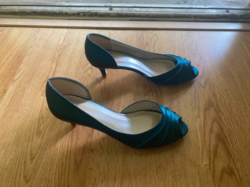 Custom teal wedding shoe - custom,