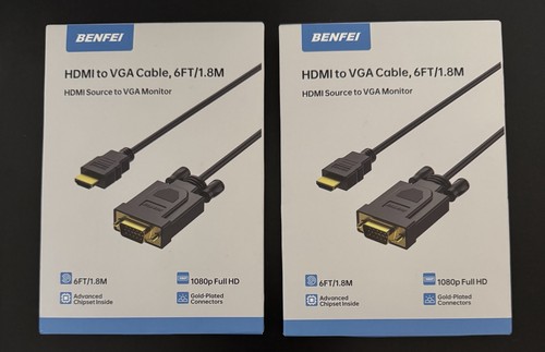 Benfei hdmi vga - to, cable