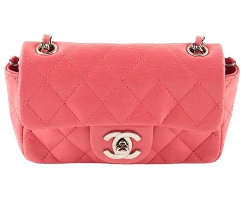 Chanel mini flap bag - chanel, lambskin