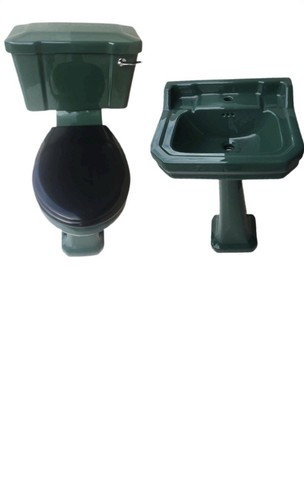 Green art deco basin and - basin,