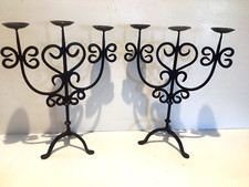 Wrought Iron / Metal Candlesticks / Candle Holders / Candelabras